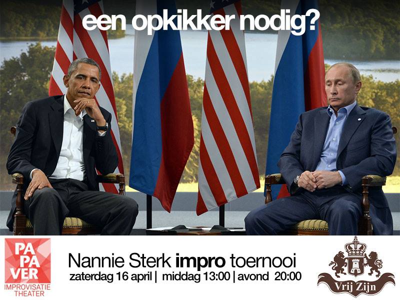 Kom dan morgen om 13u naar <a href="/VrijZijnAlkmaar/">Vrij-Zijn-Alkmaar</a> voor een hele dag theatersport met 6 top teams! nst2016.nl