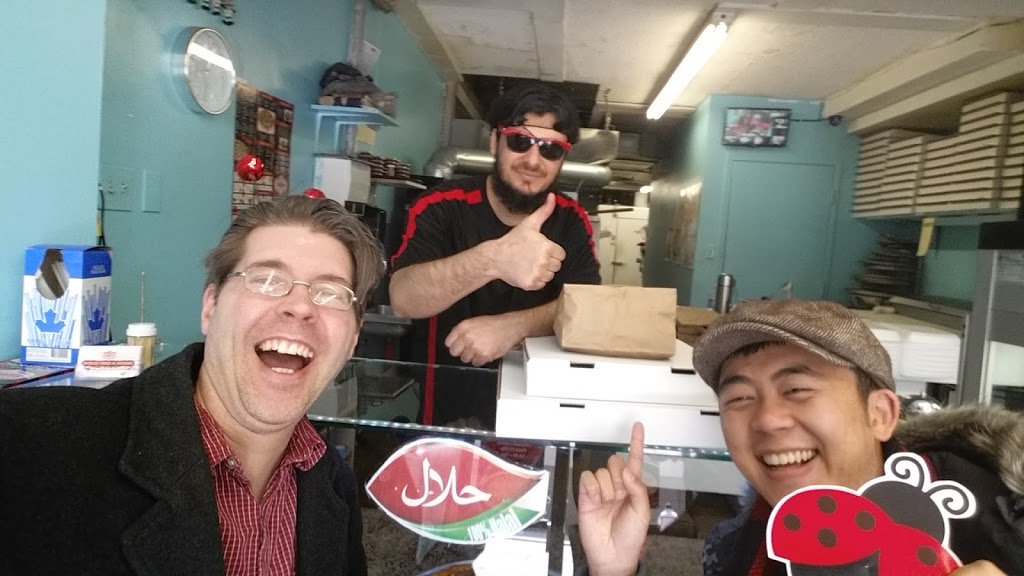 KobayashiOnline's tweet image. Celebrating @KO_Roberto&apos;s birthday w/ delicious pizza &amp;amp; wings from Subhan in #DanforthVillage! #HappyFriday #KOinDV