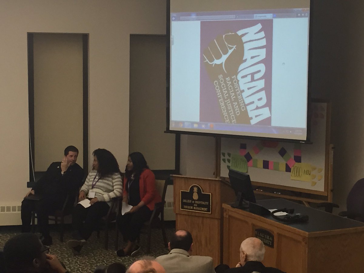 MsMaegan95's tweet photo. Im here at the Fostering Racial and Social Justice Conference! #NUJustice #cms222bsp16 https://t.co/NuCNg9GUJ3
