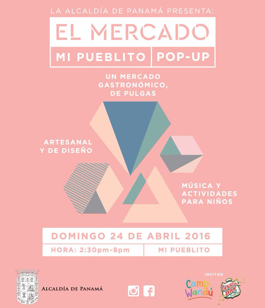Panamaalcaldia's tweet photo. Los invitamos al Mercado Pop-Up en Mi Pueblito. Contaremos con mercado gastronómico, artesanal, música y mucho más. https://t.co/Y3bvy0Izsr