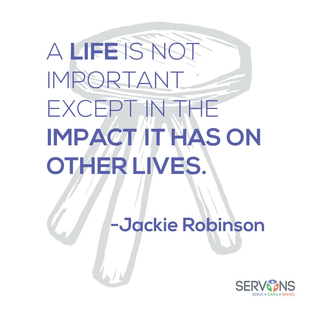 SERVONS_Inc's tweet photo. Today we honor and celebrate a man who changed everything. Thank you, #42.

Happy #JackieRobinsonDay! https://t.co/y5msSmxHFx