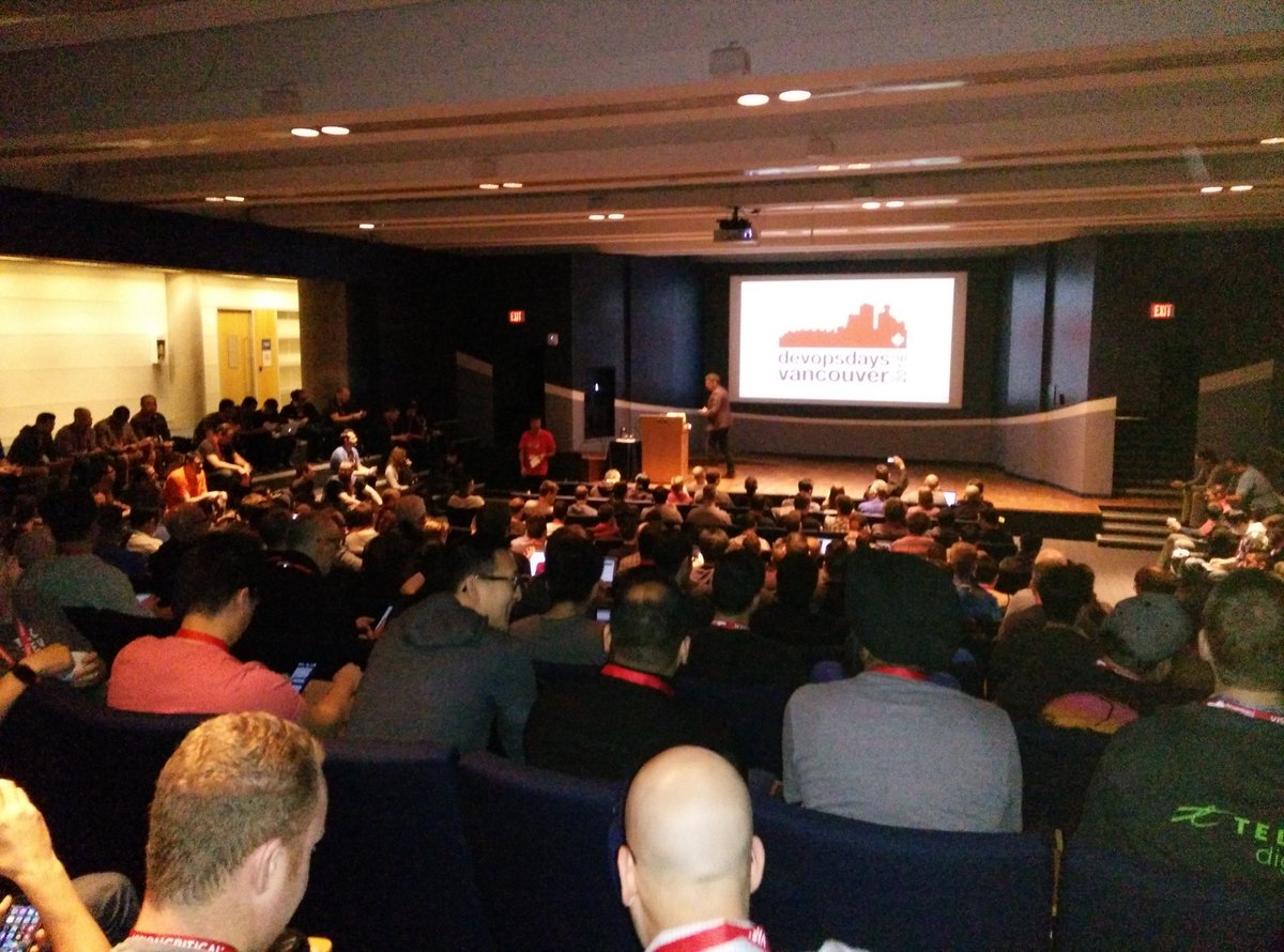 wbuchw's tweet image. Awesome talks at #devopsdays Vancouver! #talkdevops
