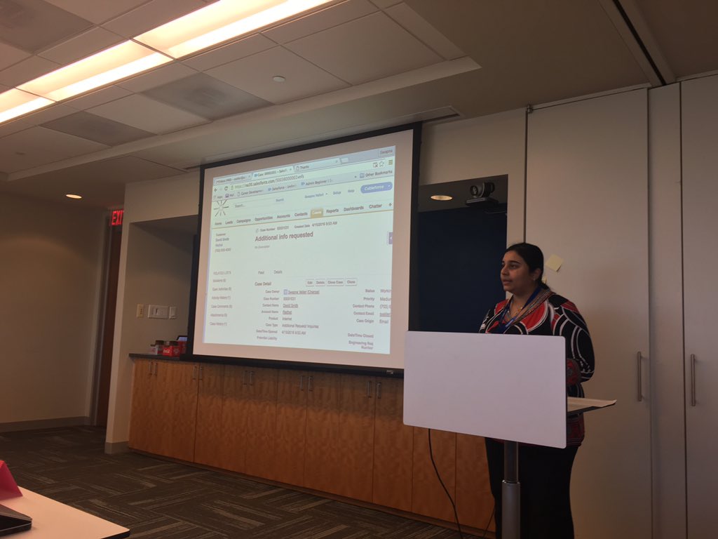 RachelRecruitDC's tweet photo. SFDC boot camp presentations today at @AcumenSolutions! #learnsalesforce #acumenbootcamp #SFDC #acumensolutions https://t.co/nTUIO6crAM