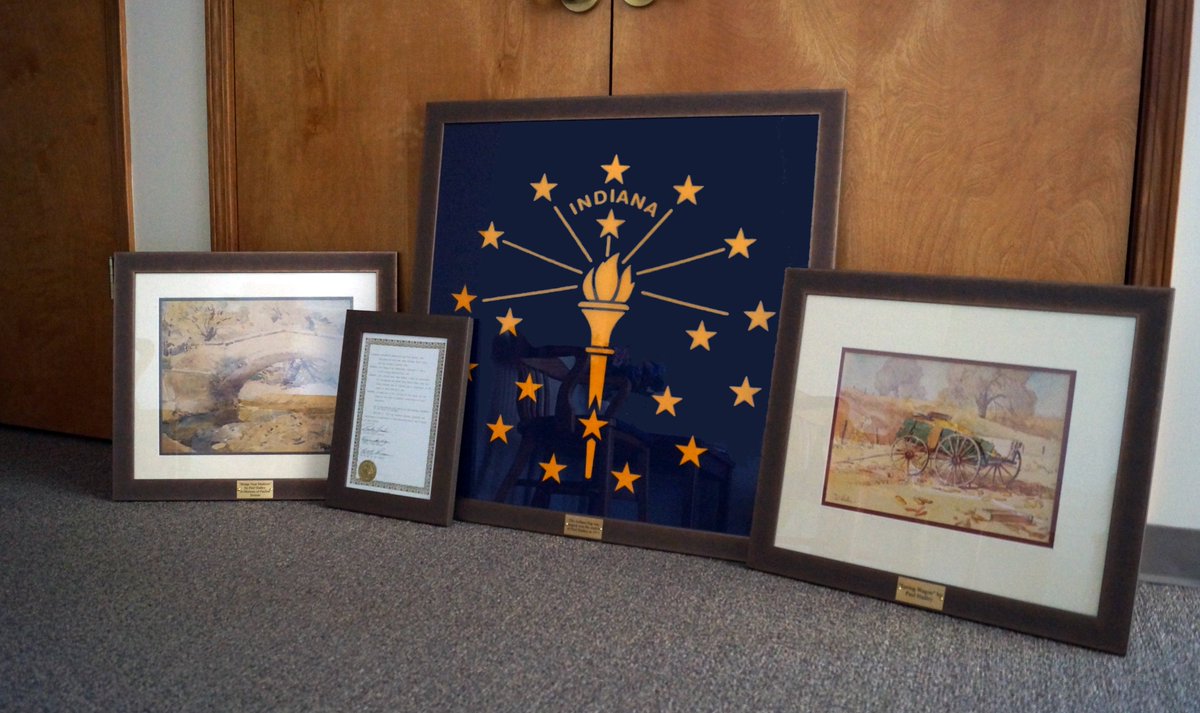 MrsvlPioneers's tweet photo. See these &amp; more from state flag designer Paul Hadley @MooresPubLib tomorrow, 1pm as part of the county Bicentennial https://t.co/celr47FbE1
