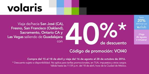 visitagdl's tweet photo. Queremos que visites Guadalajara, pero si ahorras en tus viajes, saliendo de acá, pues mucho mejor. @viajaVolaris https://t.co/4rygZ5Zvad