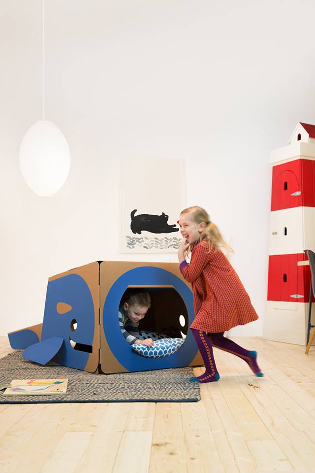 HULKI's adorable playhouses are designed to be recycled instead of