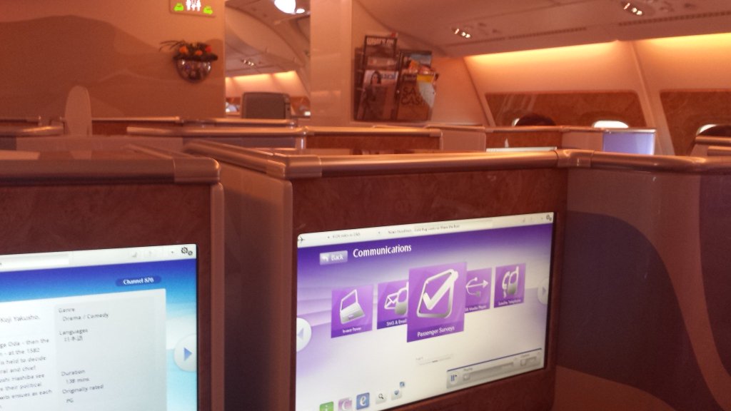 MilesHelp's tweet image. Business class on Emirates Airline | 
Picture made by our clients | 
Award Booking Service Miles Help |