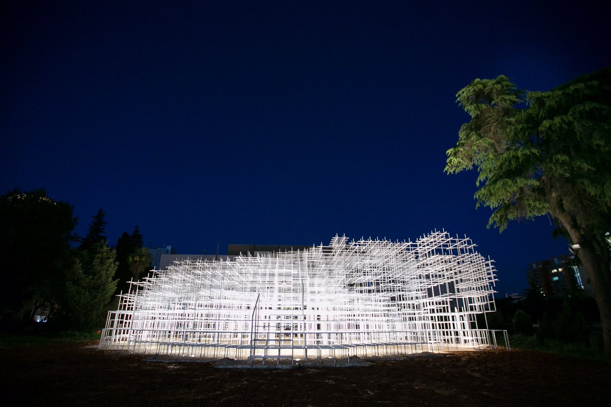erionveliaj's tweet photo. Testing 1...2...3

Final rehearsals for #TheCloudInTirana - a modern art piece from @soufujimoto will grace our town https://t.co/T4wkGL8THr