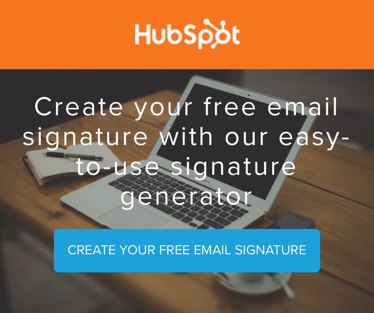 ryanbonnici's tweet image. Create a free email signature with @HubSpot&apos;s new easy-to-use email signature generator 👉 hubspot.com/email-signatur…