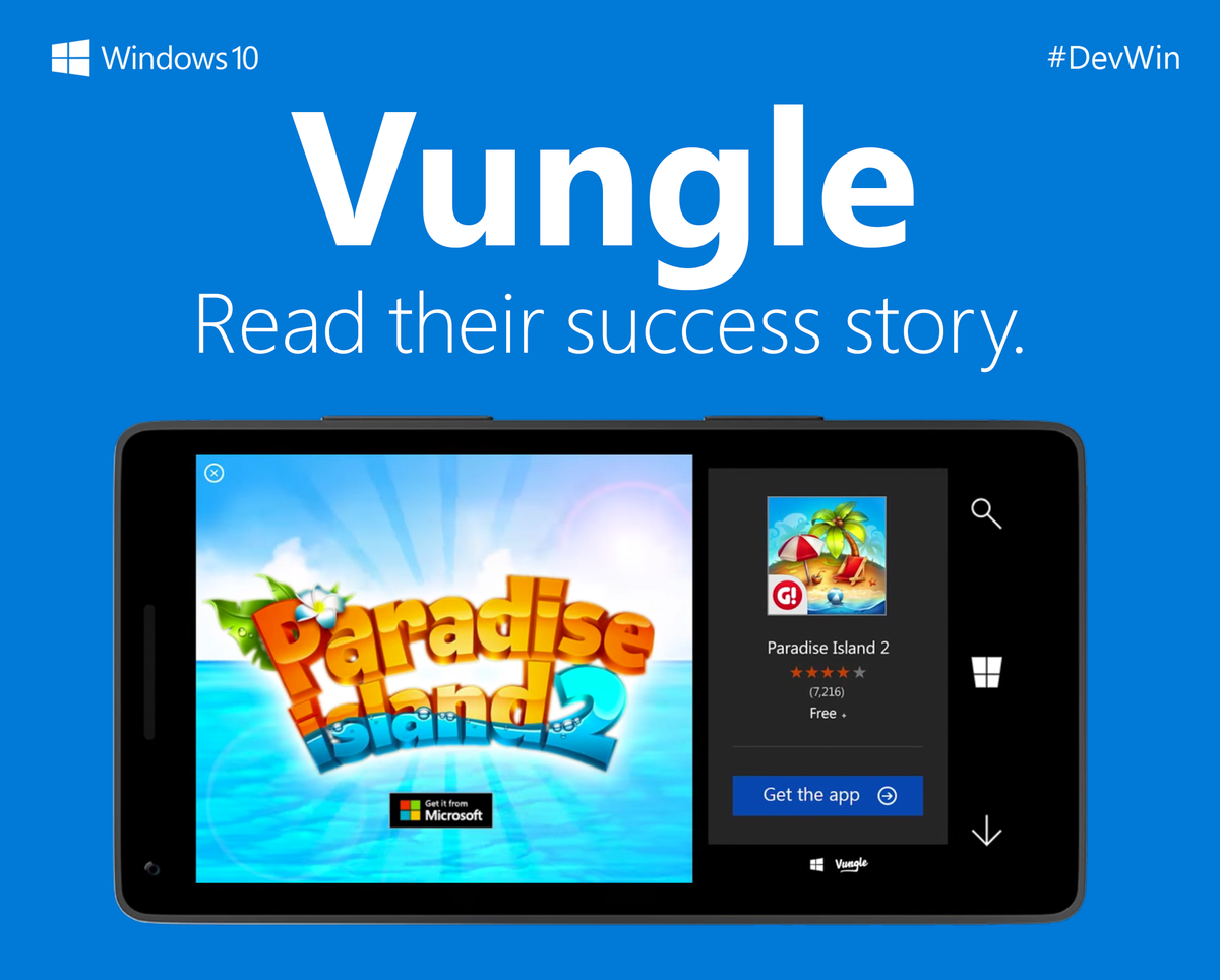 windowsdev's tweet photo. Vungle in-game ads can improve a user's experience while increasing revenue. Find out how: https://t.co/GYV4v8ArIf https://t.co/wNykJp8Beo