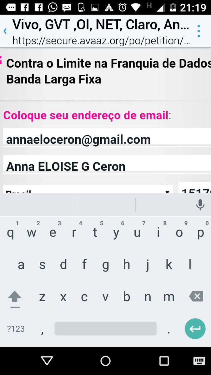 ANNAELOCERON's tweet image. Não a #franquia de dados na #InternetFixa #BandaLarga secure.avaaz.org/po/petition/Vi… 👈👍
