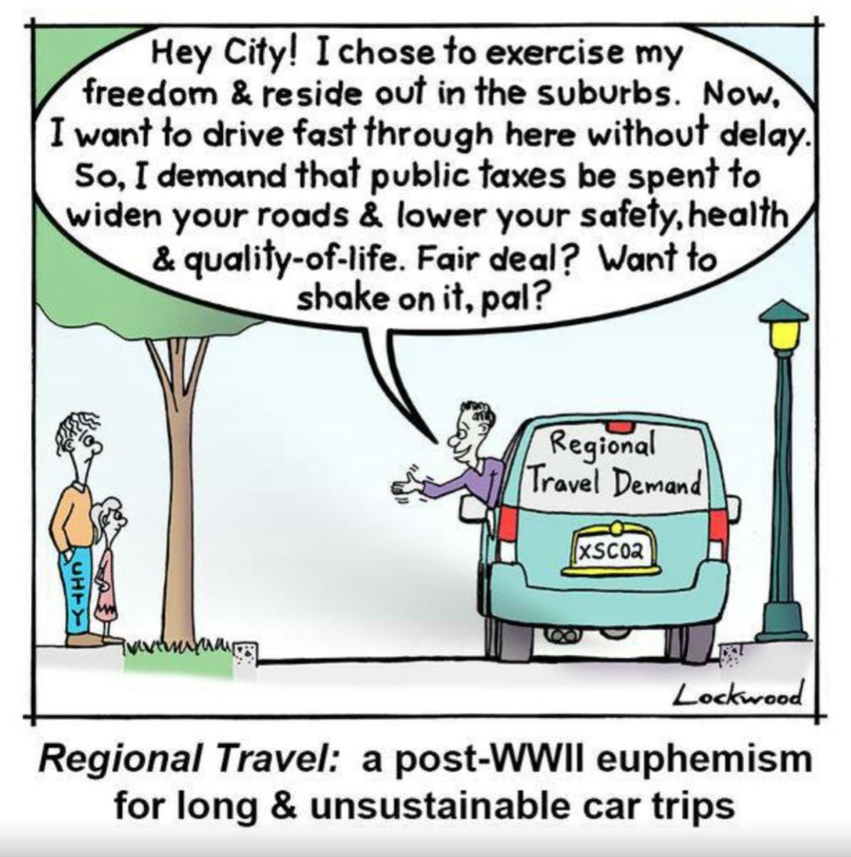 BrentToderian's tweet photo. The city-region transportation relationship, illustrated by @IanLockwoodPE. This one usually stirs some debate... https://t.co/ISdJvZvTWY