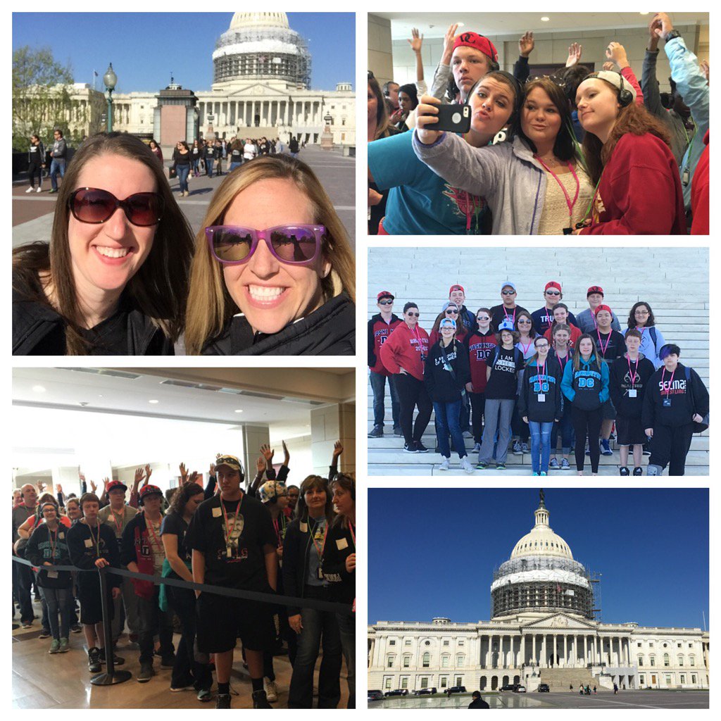 Mrs_Eastham_LPS's tweet photo. Capital, Library of Congress, and another Smithsonian on the last morning of the trip! #SMSDC #LPSelma https://t.co/7ypY96pnav