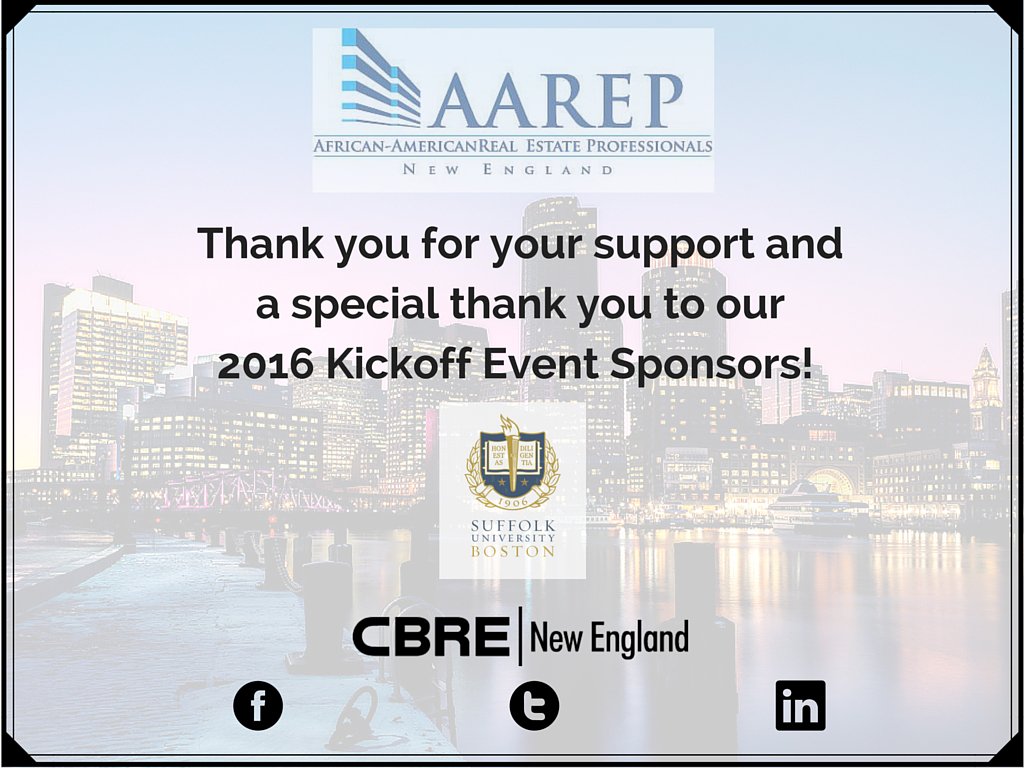 AAREPNewEngland's tweet photo. Thx 2 everyone who attended our 1st event of the year last night! #success #aarep2016 @Suffolk_U @cbreNewEngland https://t.co/78ulde01LV