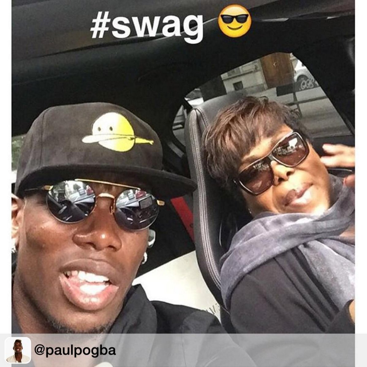 B/R Football on X: Paul Pogba's dabbing emoji hat and use of #swag might  be the best thing you see today 😎 (📷 via IG: @paulpogba)   / X