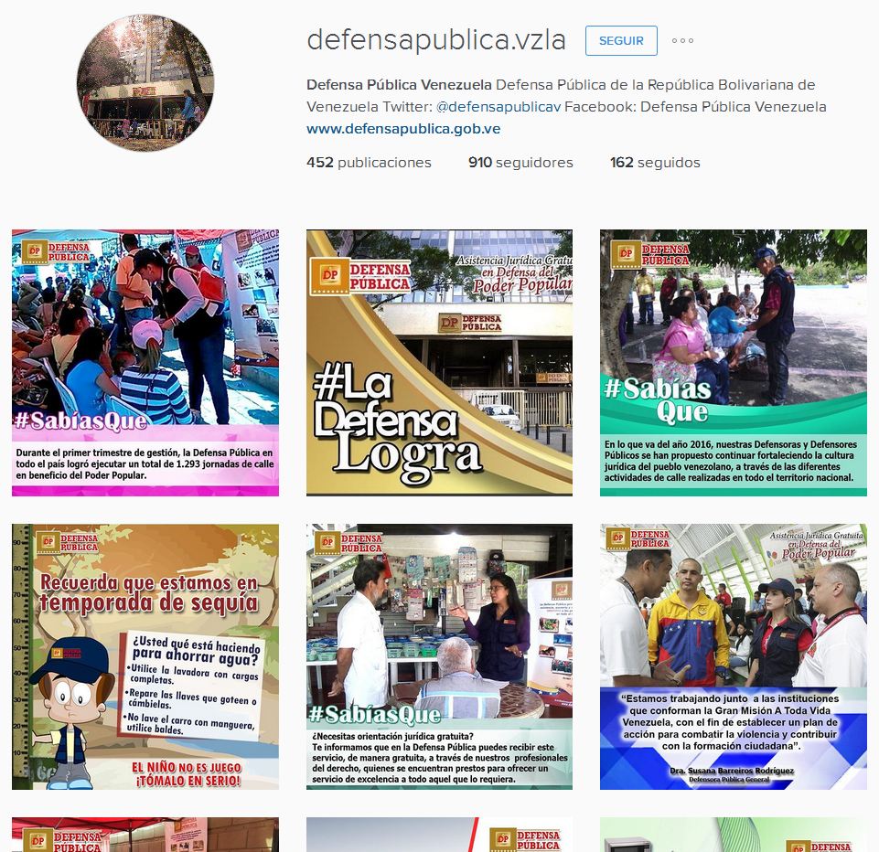 DefensaPublicaV's tweet photo. Síguenos en nuestra cuenta de Instagram y entérate de nuestras actividades https://t.co/uUm3CxG84f https://t.co/o0qha2ke5S