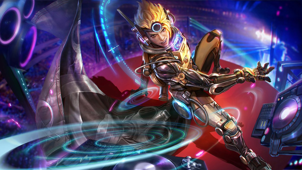 Cloud Raider Vox Tier 3! RT if Vox is your go-to laner, Like if this makes you want to learn Vox! #skin #art
