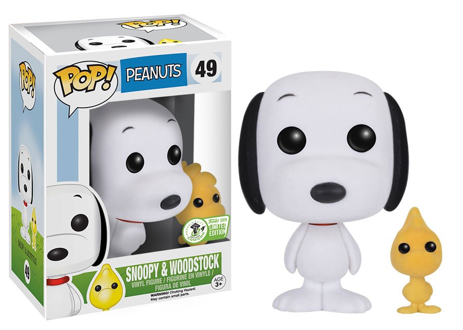 OriginalFunko's tweet photo. RT &amp; follow @OriginalFunko for the chance to win an @emeraldcitycon exclusive flocked Snoopy &amp; Woodstock! https://t.co/tj2Sjod7zc
