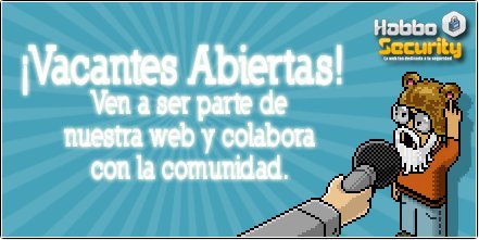 exosp's tweet photo. @ESHabboSecurity Vacantes abiertas, ¿Qué esperas? envía tu ticket &amp; únete ahora ! https://t.co/itKR8ziIN9