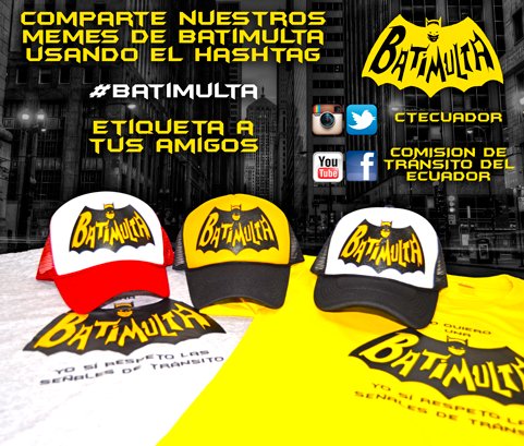 CTEcuador's tweet photo. ¡Haz ReTweet y LIKE de nuestros MEMES de la #Batimulta y podrás ganar gorras y camisetas! https://t.co/sLIHM4HKtr