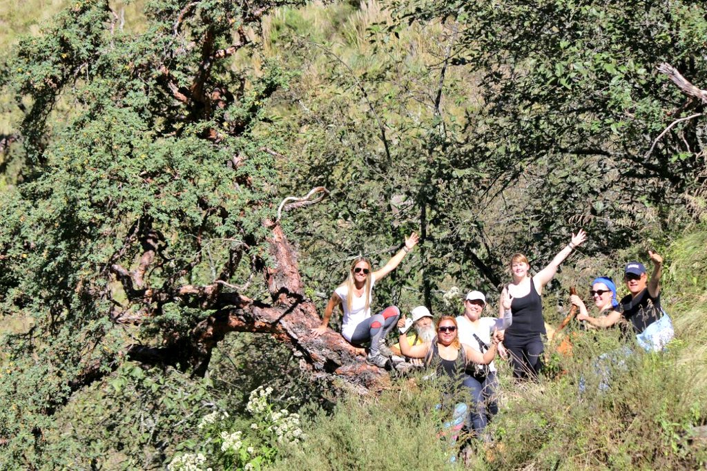 La caminata a cascada Los Alisos llevó al #BuyArgentina2016 en Tafí del Valle a poner a prueba sus sentidos