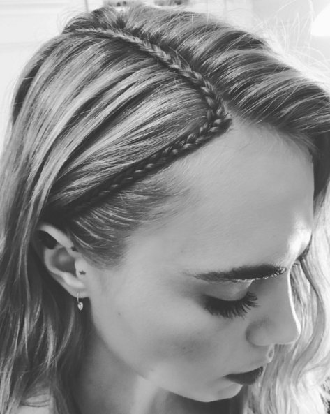 FashionCanada's tweet photo. 8 braids you can do w/o being culturally offensive, like @Caradelevingne's. #MTVMovieAwards https://t.co/0Qxn0RIeRi https://t.co/lI5WUgr5ef