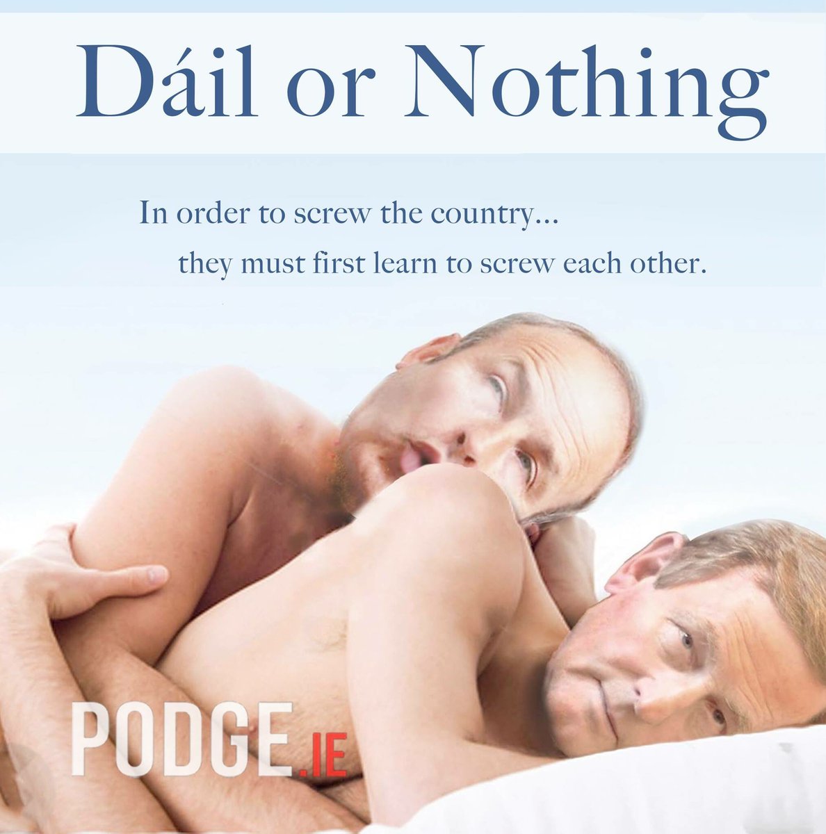 Courtesy of Podge.ie on fb cecelia aherns new page turner #dáilornothing