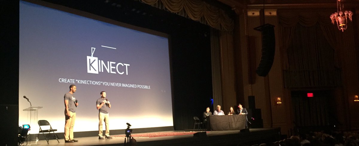 TomTomFest's tweet photo. ".@KinectApp is all about spontaneity." #americasfoundingcity https://t.co/CUu1Xubruj