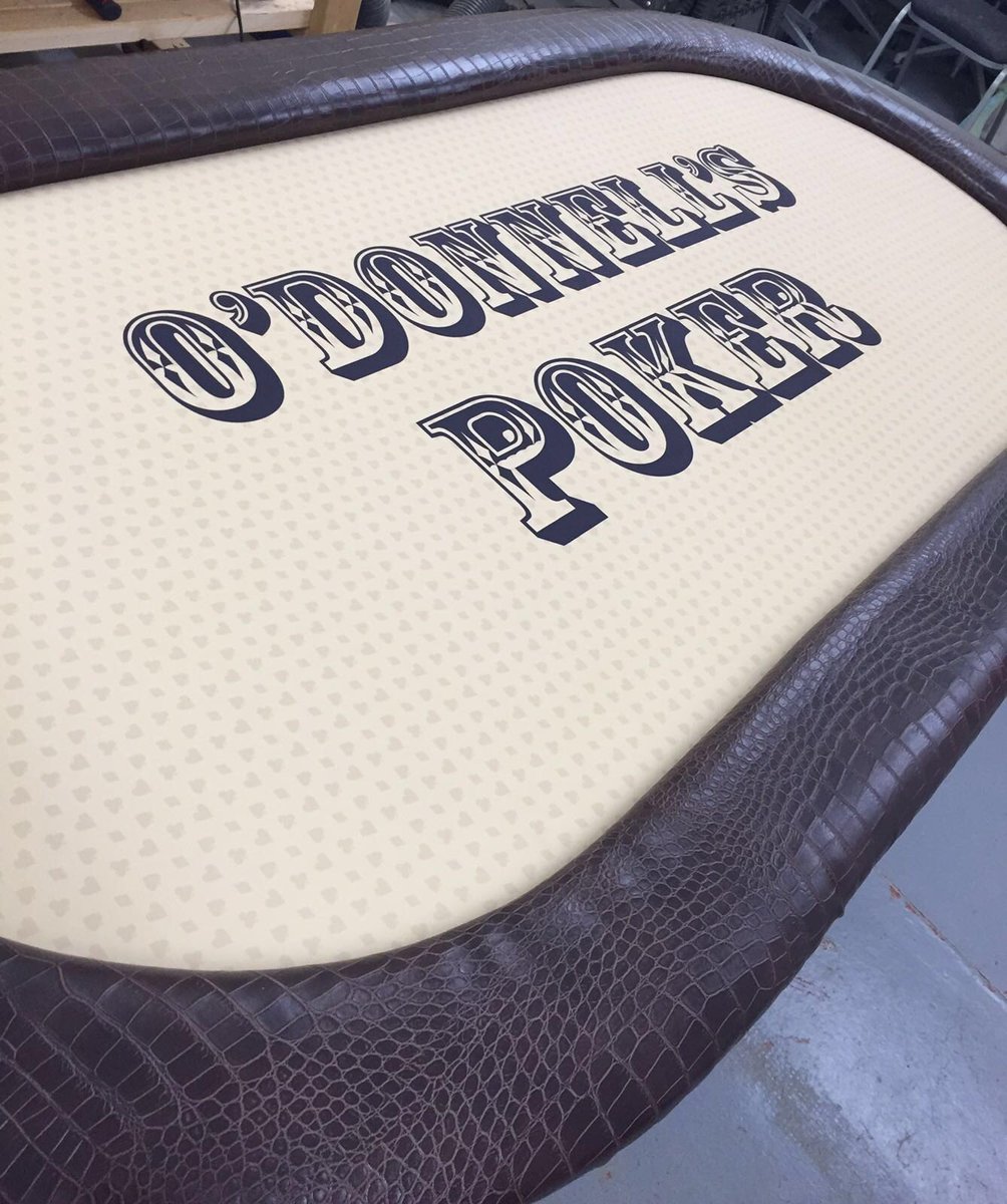 Poker Friday's, impress with a personalised poker table. Check out a previous build for <a href="/CageRageDave/">Dave O'Donnell</a>. #poker