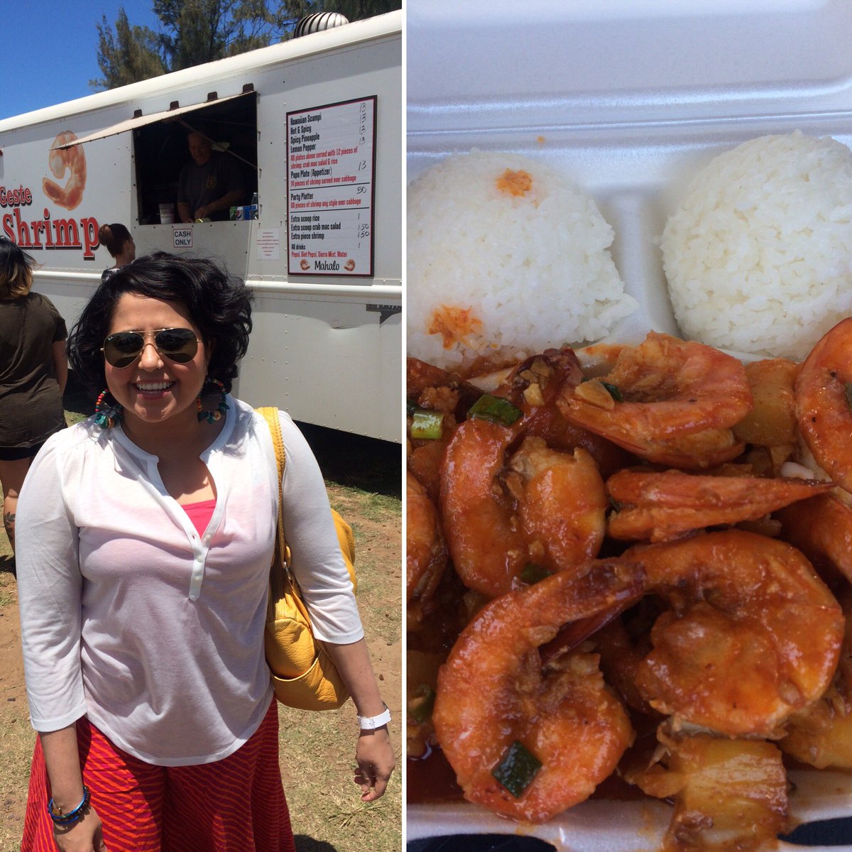 SarahZareen's tweet photo. Totally excited for #gesteshrimp in #maui.So frikkin #yumm! #travelpic #ttot #travel #food https://t.co/MlP76V28Ps