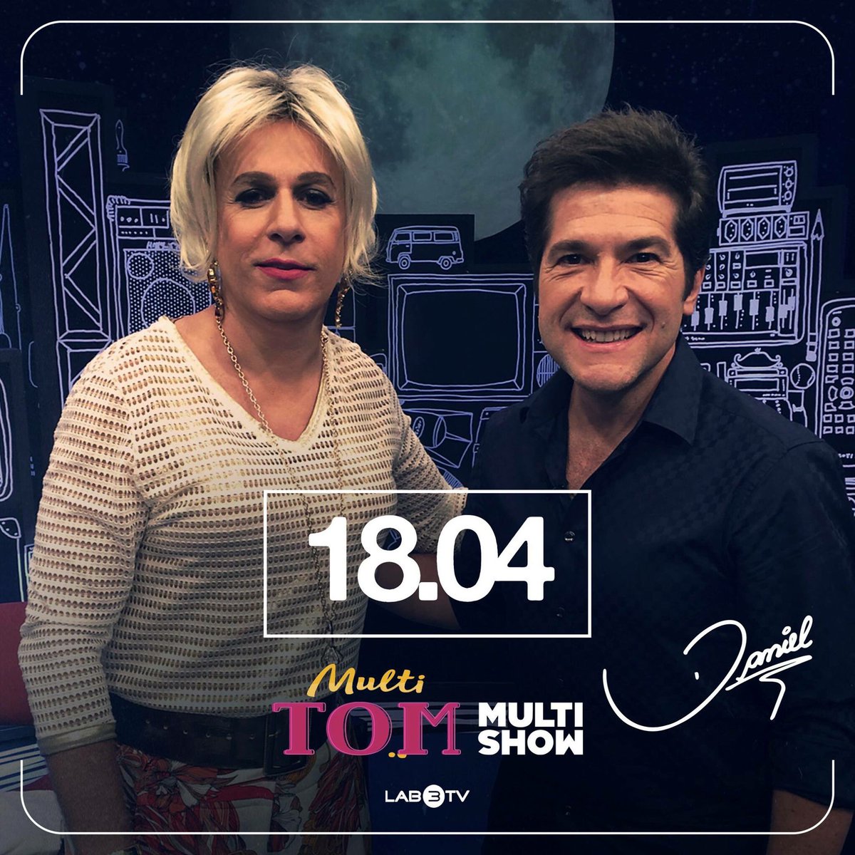 cantordaniel's tweet photo. #📺 | Na próxima segunda-feira (18), fiquem ligados no @multishow, as 22:30h. #DanielnoMultiTom #MultiTom https://t.co/JgYoVQNYe4
