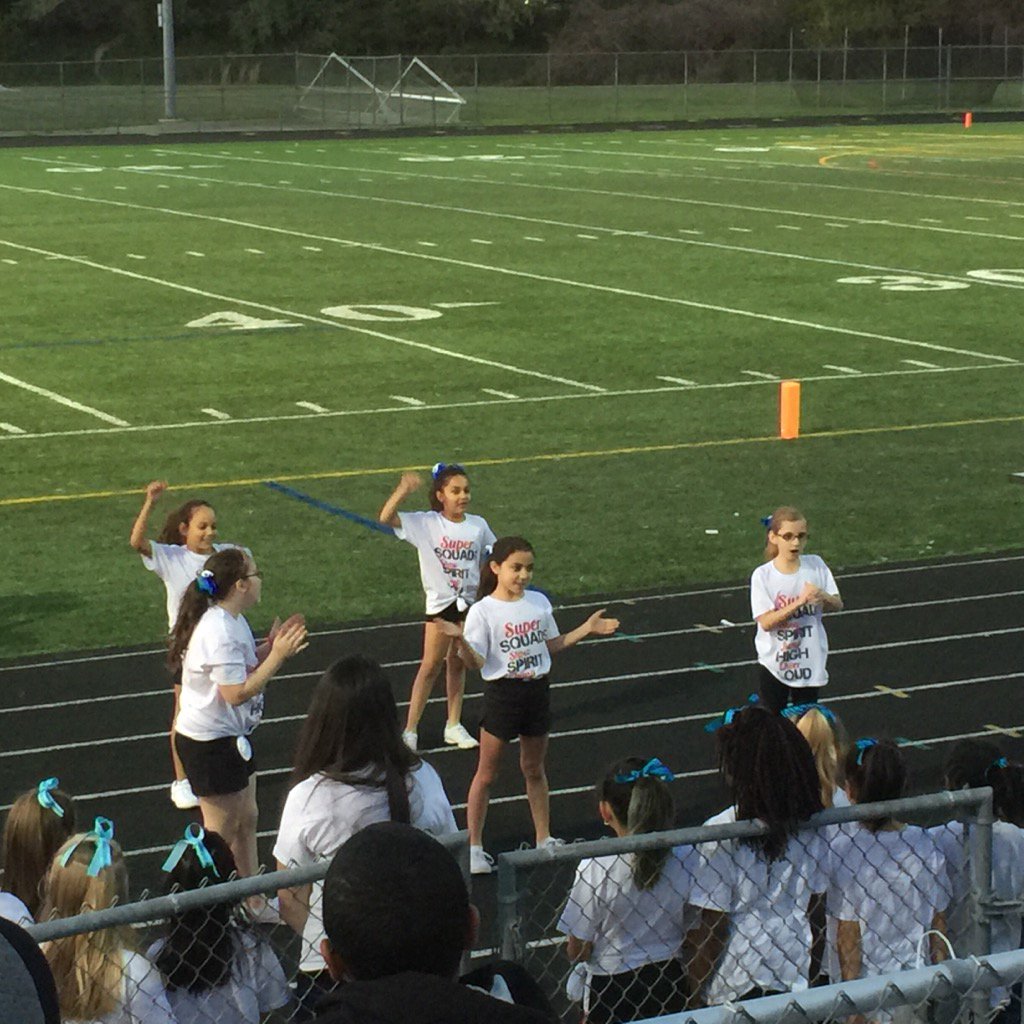 HaHsathletics's tweet photo. A BIG Golden Bear thank you to @GoSuperSquads for cheering at 1/2 time of our boys lax game tonight!  #WeGotSpirit https://t.co/rbGSbHaOj8