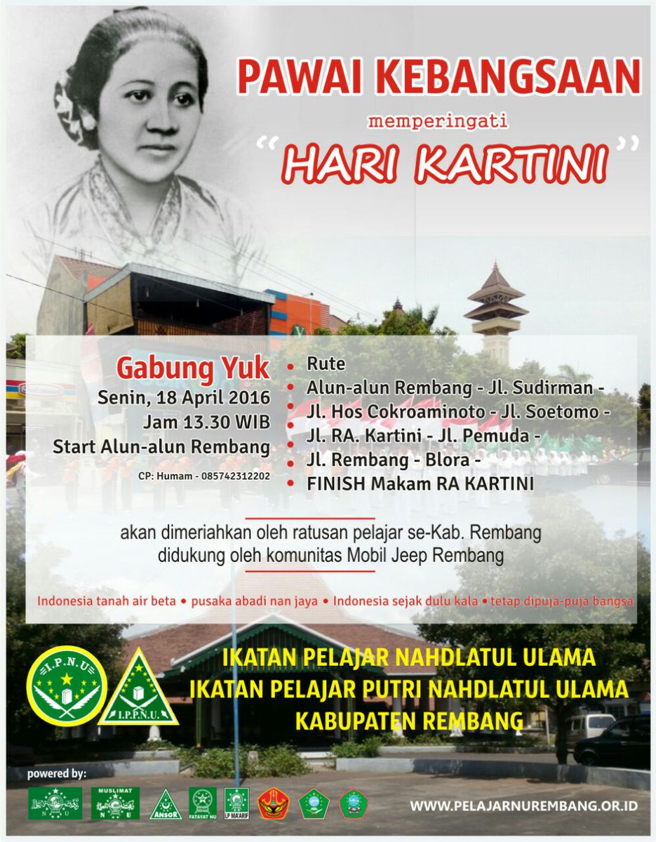 "<a href="/ul1nnuh4/">Muhammad Ulin Nuha</a>:PAWAI KEBANGSAAN
<a href="/rembangbeatbox/">Rembang Beatbox Clan</a> <a href="/noah_rembang/">Noah Rembang</a> @VisitRembang <a href="/popfmrembang/">popfmrembang</a> <a href="/ipnuippnurbg/">Pelajar NU Rembang</a> <a href="/Dinpendik_Rbg/">Dinpendik Rembang</a> "