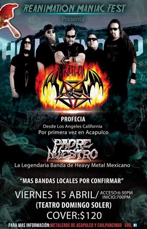 Estamos en #Acapulco en una noche de puro metal #MetalMexicano