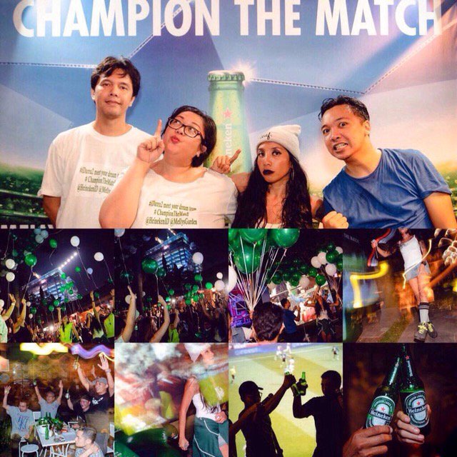 BunbunMelly's tweet photo. Ito @rahung  #IDareU2 Support @MellysGarden Goes To FINAL #ChampionTheMatch @HeinekenID ... Pls ReTWEET yaa  https://t.co/bWXwHI5k0N