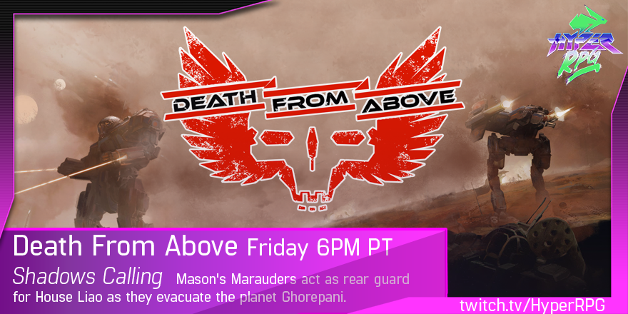 Hyper_RPG's tweet photo. Soon, @the_strix changes characters & takes on Mason's Marauders on DEATH FROM ABOVE! Get gifs for #HyperRPGif! https://t.co/2lD5TgrmJ1