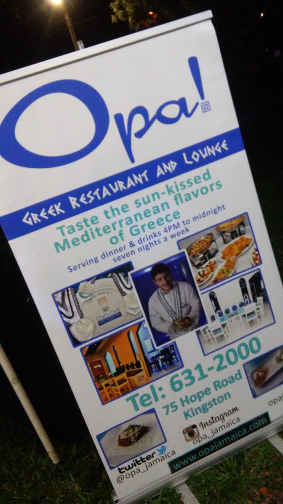 carimactimes16's tweet photo. Opa's food looks delicious! #Sponsors #CARIMACTimes2016 https://t.co/ZBZp6MyaJW