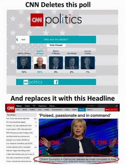 Fail @CNN #Berniewins #DemDebate #BerNY #HillaryLies https://t.co/nxb1eJlFP1