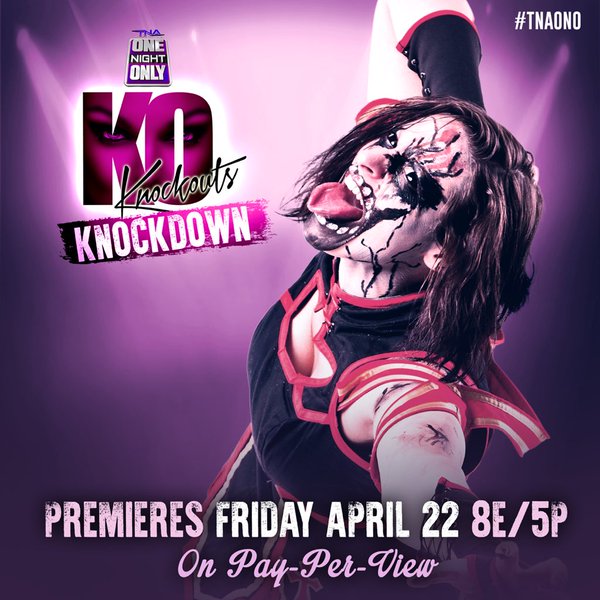 IvorTna's tweet photo. The must see @IMPACTWRESTLING One Night Only PPV, #KnockoutsKnockdown is only 7 days away!
#mustwatchevent https://t.co/6kWZVHXnYx