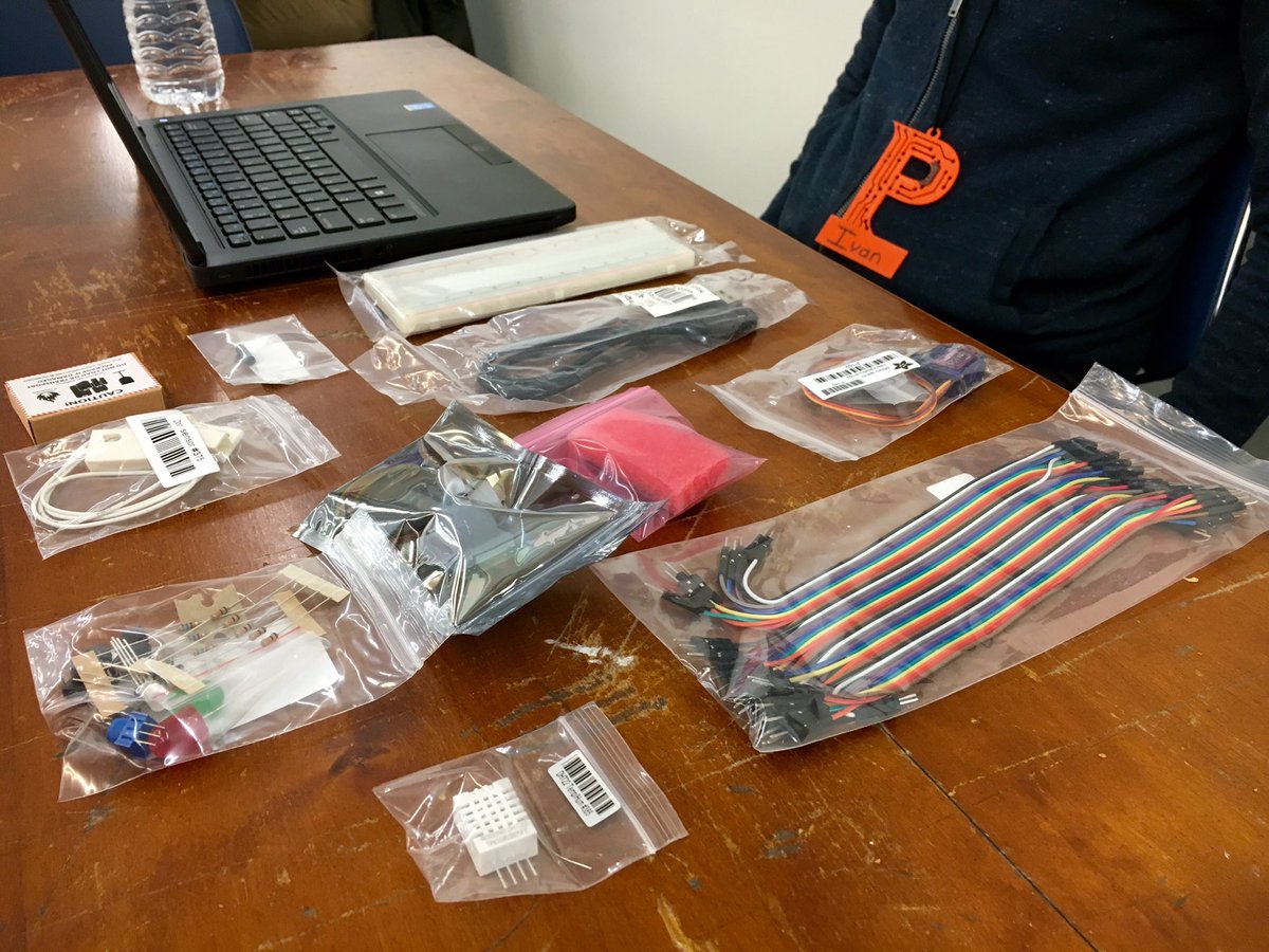 InnovatePVD's tweet photo. Keynote @bjepson leading the #IoT workshop at #hackpvd @provlib @HackPvd @intracitygeeks @NicoMPollock #hackathon https://t.co/KluJJjXtfr