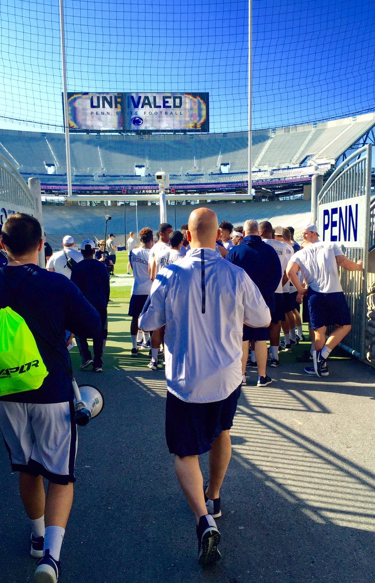 Less than a day until Blue-White 2016. See you in the AM! 11:15a autograph session then 2p kickoff. #PSUnrivaled