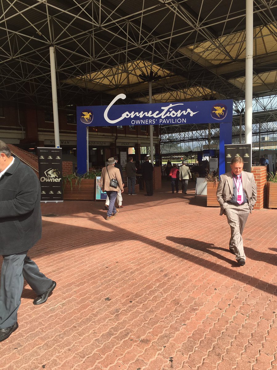 RacingVictoria's tweet photo. Don't forget to head to Connections to experience the Syndicators Laneway at the #VicOwner and Breeder's Raceday https://t.co/ffElZ0zGij