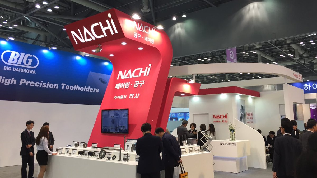 HansaBRG's tweet image. Day 4 #SIMTOS 2016 at Kintex, S. Korea.  #NACHI #Bearings &amp;amp; #NACHItools at HansaGS.com booth Hall 9.