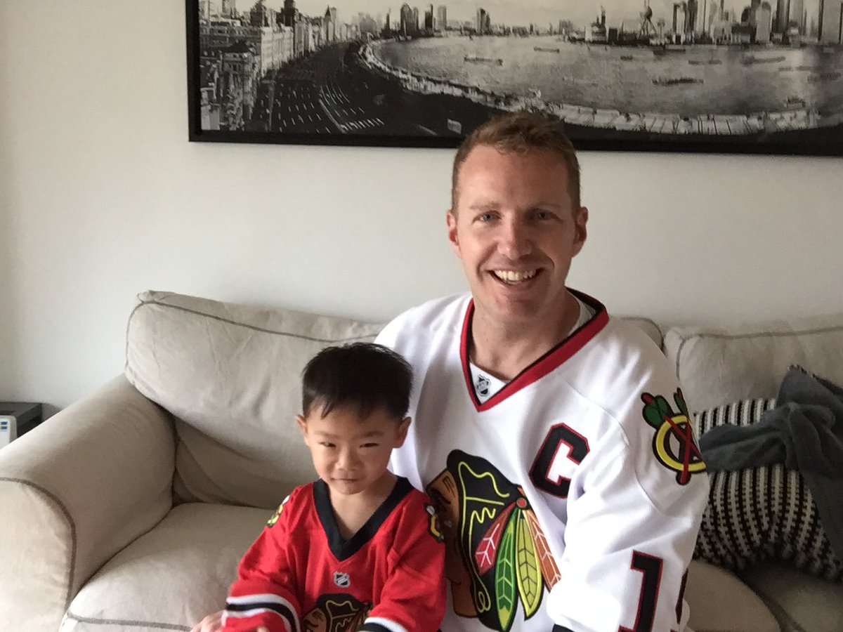 ChiCaliConInNy's tweet photo. #Saturday morning #playoffs #letsgohawks #onegoal #keith with a #chicagoal 1-1 @NHLBlackhawks #shanghai https://t.co/aiUR1C8C20