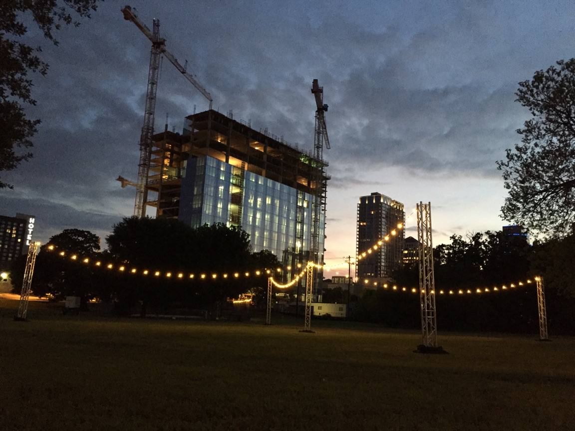 JABox85's tweet photo. #Downtown #ATXlighting #Sunset https://t.co/HI6Lt8QOFX