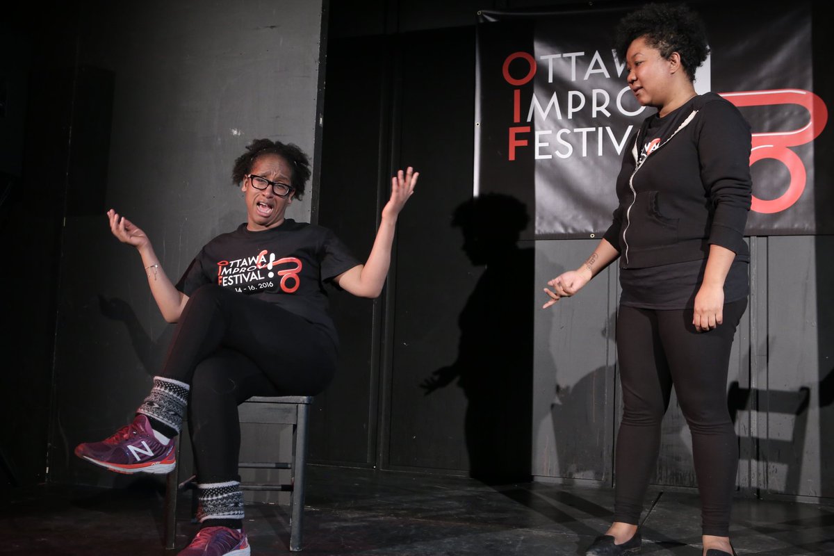 .@CokoAndDaphney had all those awkward conversation that we dont want to have for us at #OIF2016. Great set, gals!