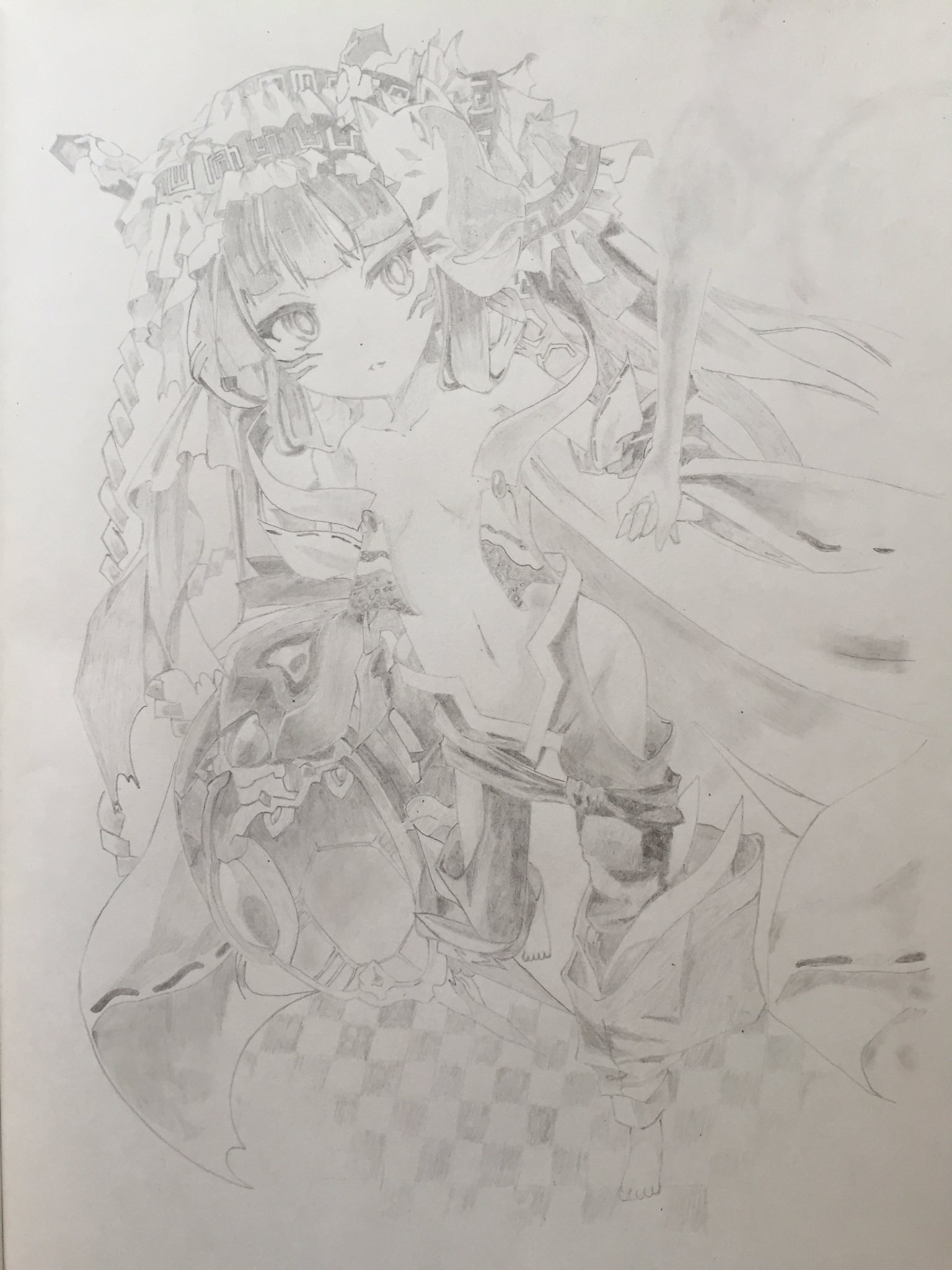 Chino 神霊種 オールドデウス ついに完成しましたーー 個人的な嗜好で省略したものが2つほどありますがこれもありですよね 省略したものが分からなかったらコメントください いいと思ったらrt ノゲノラ好きな人rt T Co