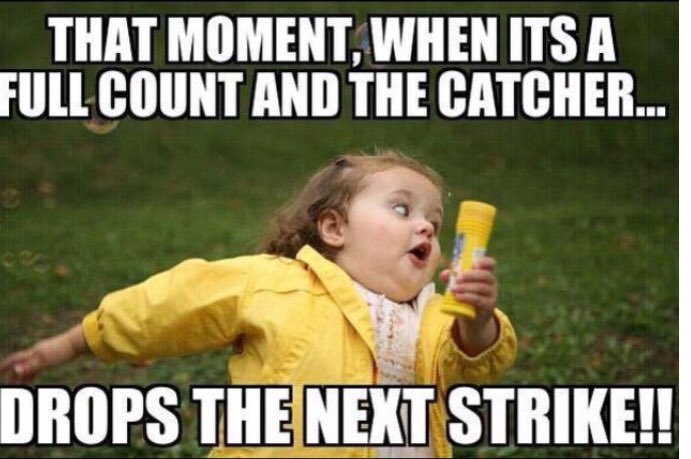 SoftballProblem's tweet photo. The whole team yells, RUN!! https://t.co/9Ho4tgG6Y8