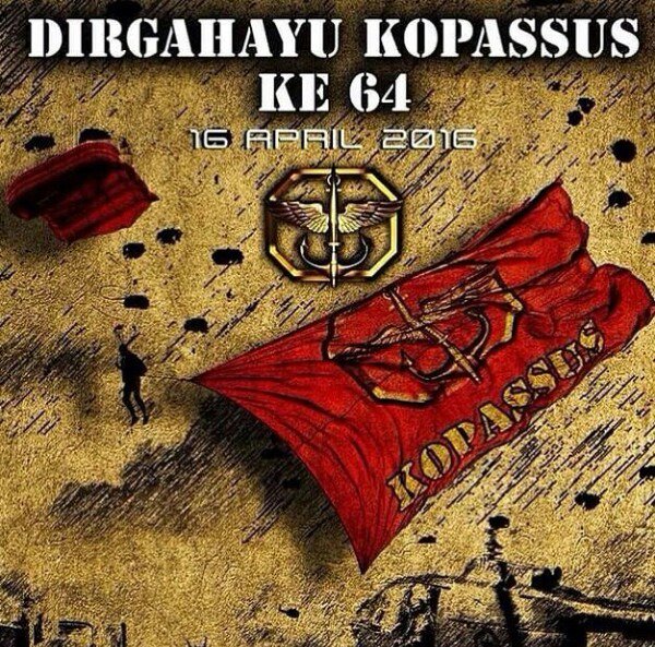 DearMySoldier's tweet photo. Dirgahayu Korps baret merah ke 64, jaya selalu. KOMANDO!!! https://t.co/OLNWJv6Qy3