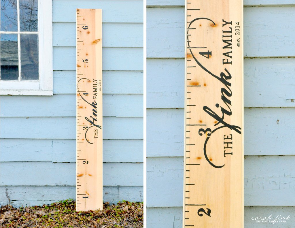 Family Growth Chart Ruler